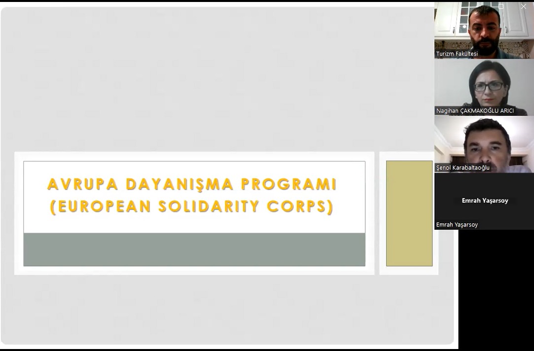 Turizm Haftası Etkinlikleri Kapsamında Avrupa Dayanışma Programı Canlı Yayını